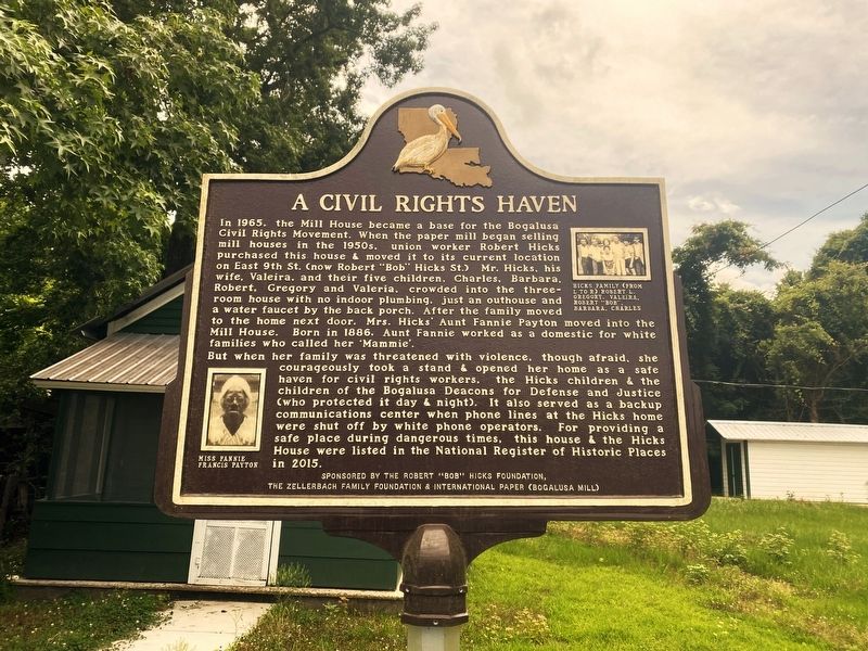 A Civil Rights Haven side of marker. Click for full size. A Civil Rights Haven side of marker image. Click for full size.