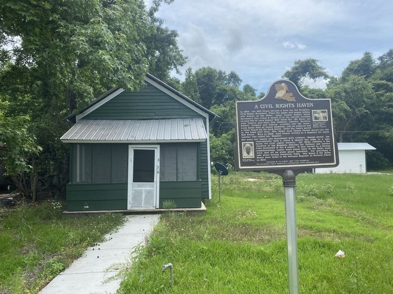 A Civil Rights Haven / 1906 Mill House Marker. Click for full size. A Civil Rights Haven / 1906 Mill House Marker image. Click for full size.