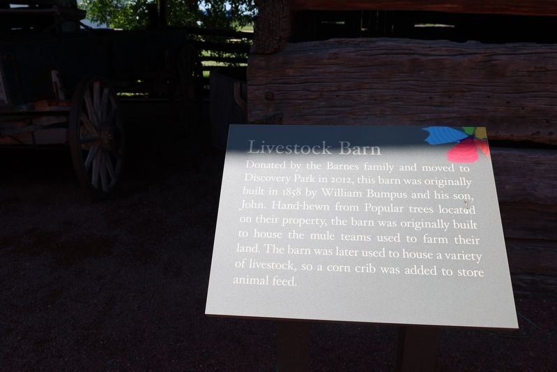 Livestock Barn Marker. Click for full size. Livestock Barn Marker image. Click for full size.