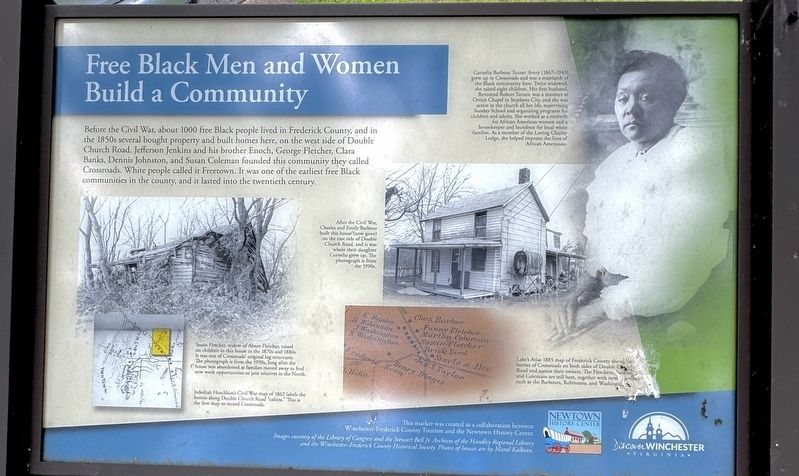 Free Black Men and Women Build a Community Marker. Click for full size. Free Black Men and Women Build a Community Marker image. Click for full size.