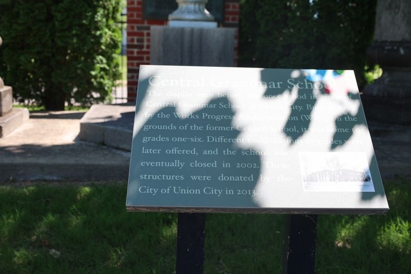 Central Grammer School Marker. Click for full size. Central Grammer School Marker image. Click for full size.