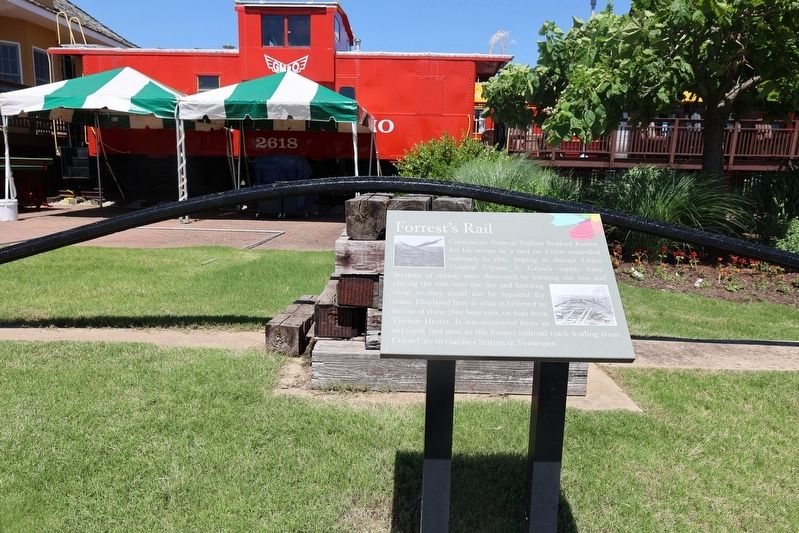 Forrest's Rail Marker. Click for full size. Forrest's Rail Marker image. Click for full size.