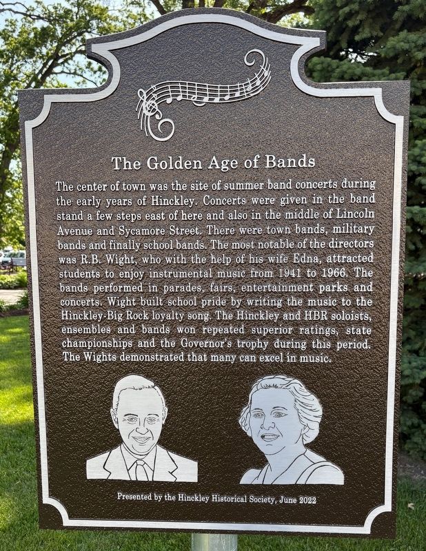 The Golden Age of Bands Marker. Click for full size. The Golden Age of Bands Marker image. Click for full size.