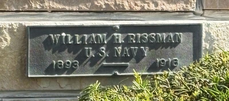 William H. Rissman Marker image. Click for full size.