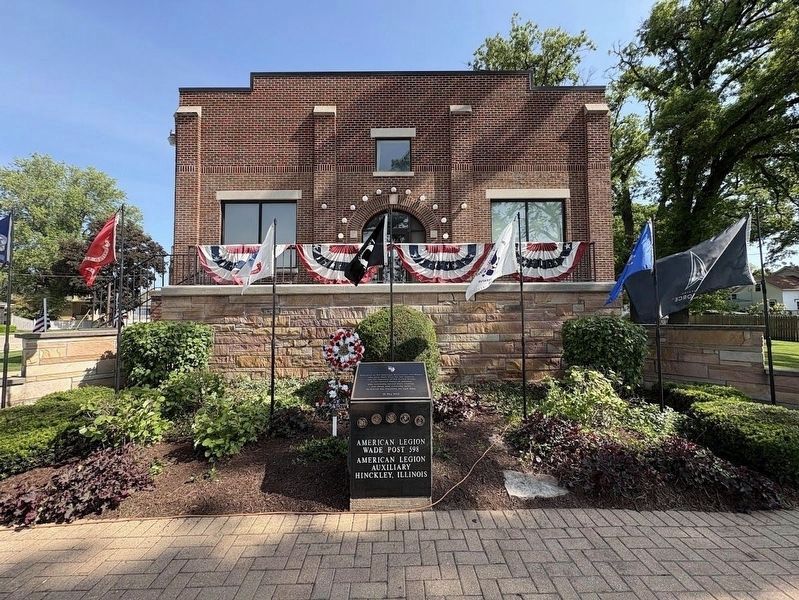 Veterans Memorial at the Hinckley Community Building image. Click for full size.