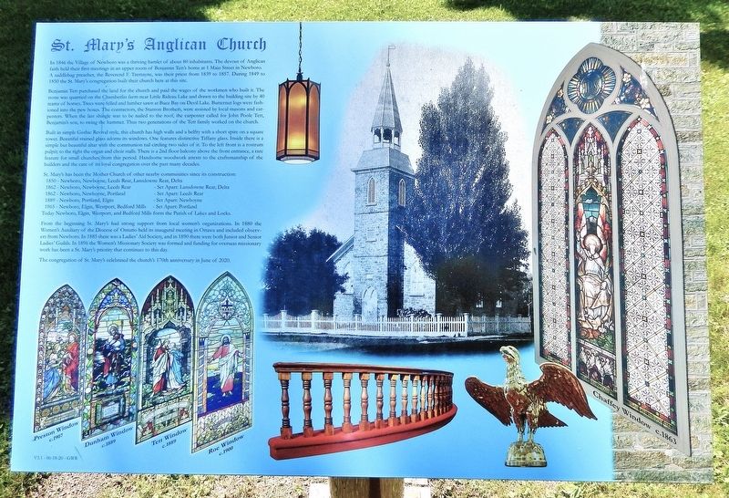 St. Mary's Anglican Church Marker image. Click for full size.