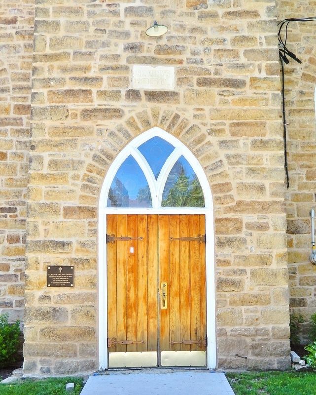 St. Mary's Anglican Church Entrance image. Click for full size.