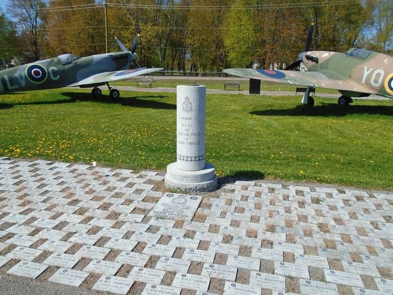 RCAF and Allied Air Forces of Bomber Command Memorial. Click for full size. RCAF and Allied Air Forces of Bomber Command Memorial image. Click for full size.