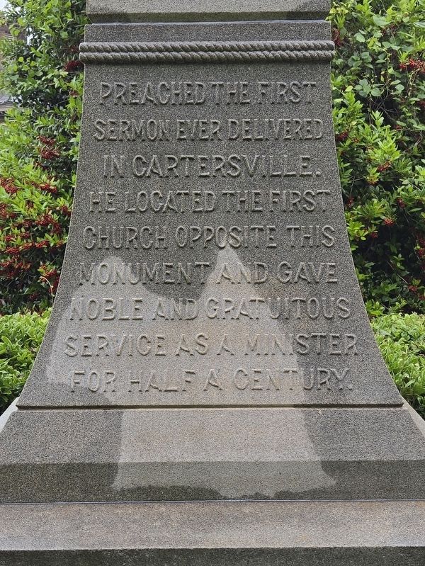 William Harrell Felton Monument, Northwest side image. Click for full size.