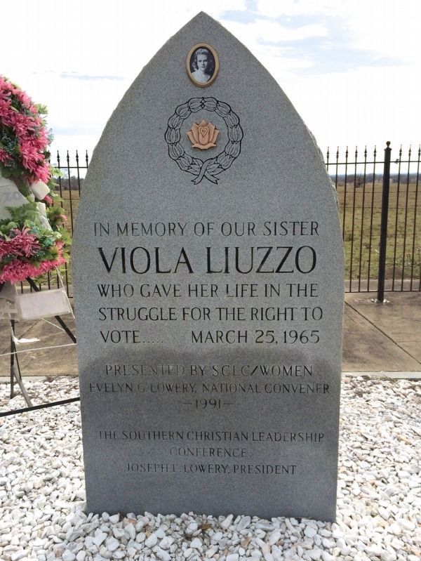 Viola Liuzzo Marker. Click for full size. Viola Liuzzo Marker image. Click for full size.