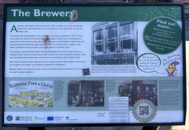 The Brewery Marker. Click for full size. The Brewery Marker image. Click for full size.