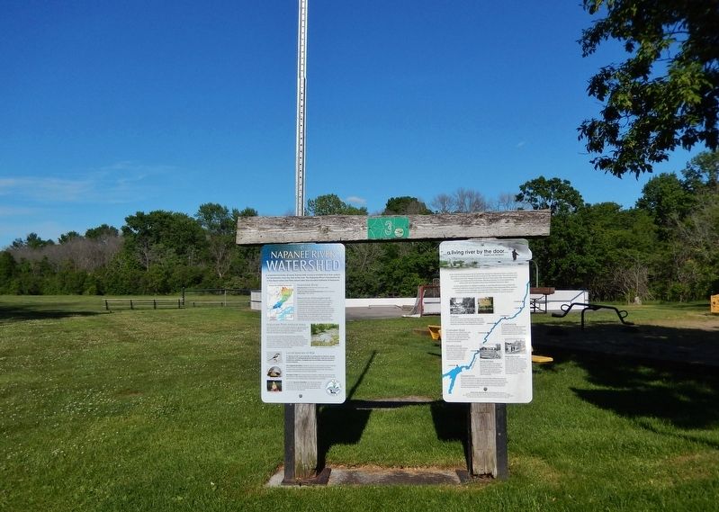 Napanee River Watershed Marker. Click for full size. Napanee River Watershed Marker image. Click for full size.