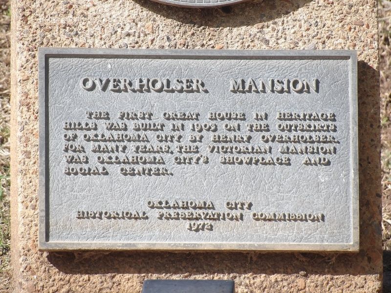 Overholser Mansion Marker. Click for full size. Overholser Mansion Marker image. Click for full size.