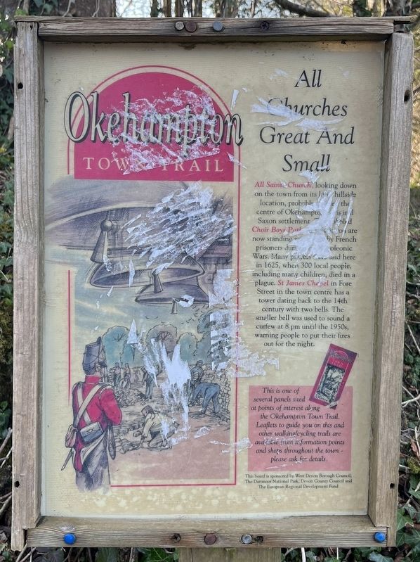 Okehampton Marker. Click for full size. Okehampton Marker image. Click for full size.