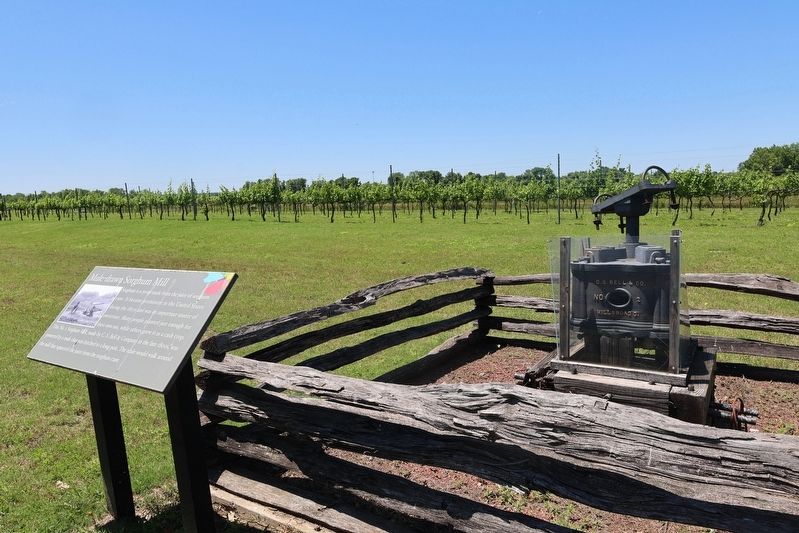 Mule-drawn Sorghum Mill Marker. Click for full size. Mule-drawn Sorghum Mill Marker image. Click for full size.