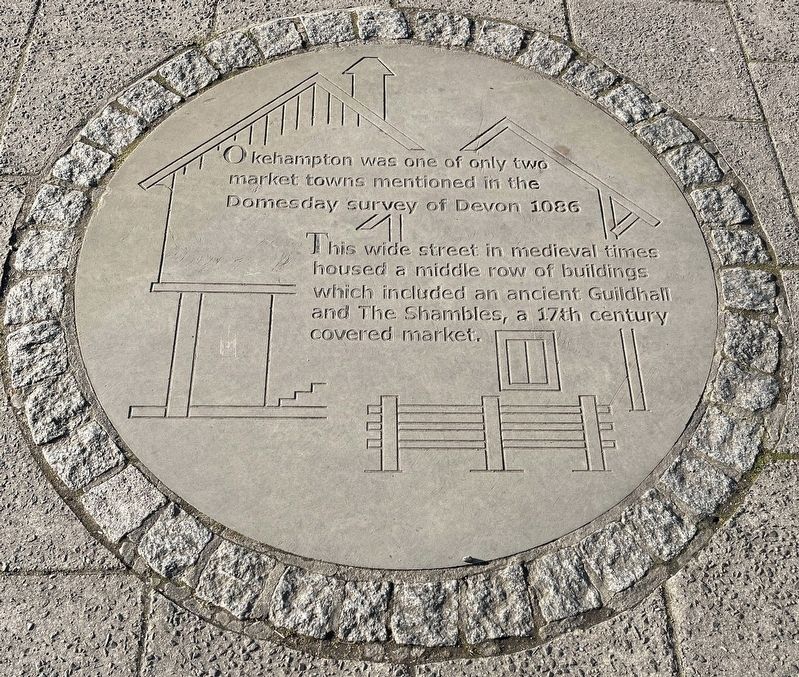 Okehampton Marker. Click for full size. Okehampton Marker image. Click for full size.