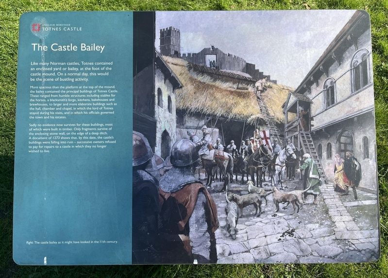 The Castle Bailey Marker. Click for full size. The Castle Bailey Marker image. Click for full size.