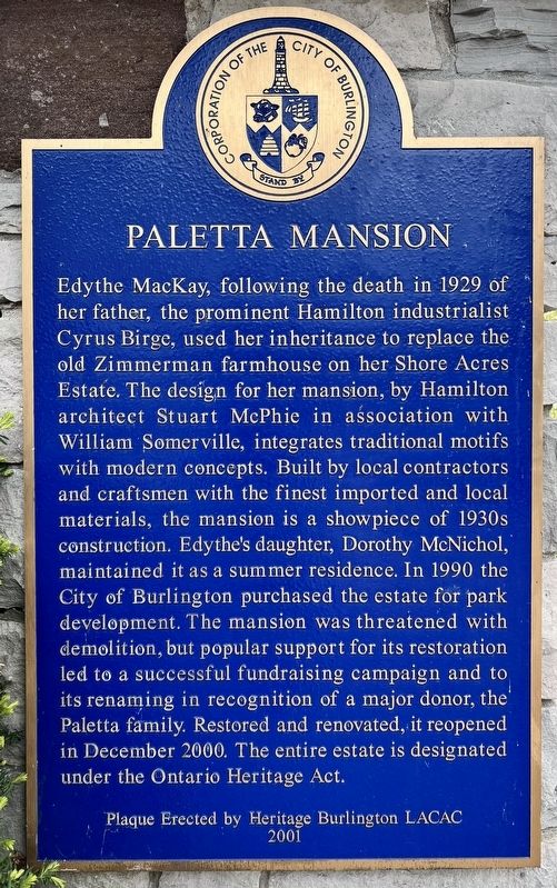 Paletta Mansion Marker image. Click for full size.