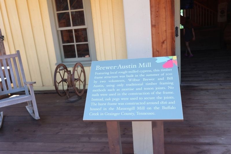 Brewer-Austin Mill Marker. Click for full size. Brewer-Austin Mill Marker image. Click for full size.