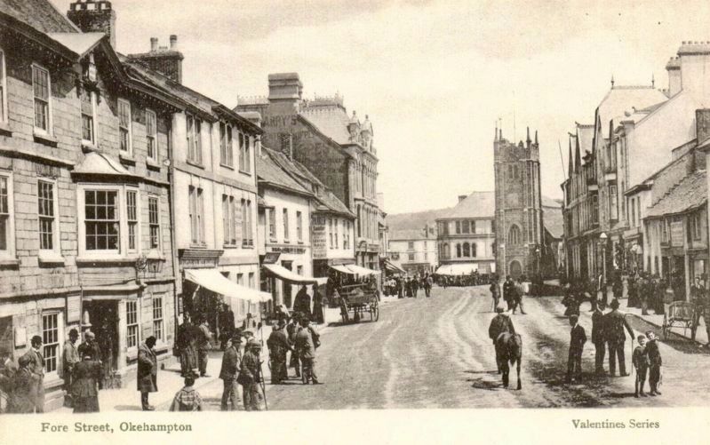 Fore Street, Okehampton. Click for full size. Fore Street, Okehampton image. Click for full size.