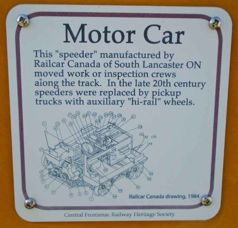 Motor Car Marker image. Click for full size.