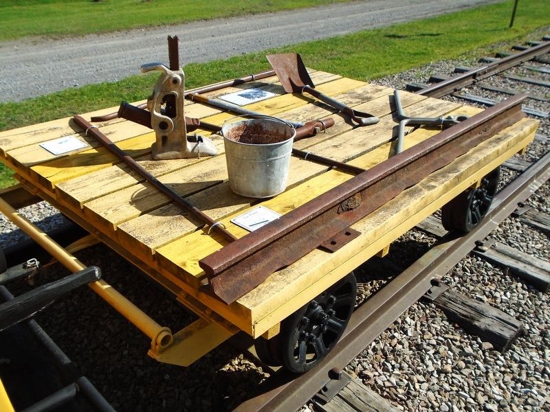 Tie Plate and Marker. Click for full size. Tie Plate and Marker image. Click for full size.
