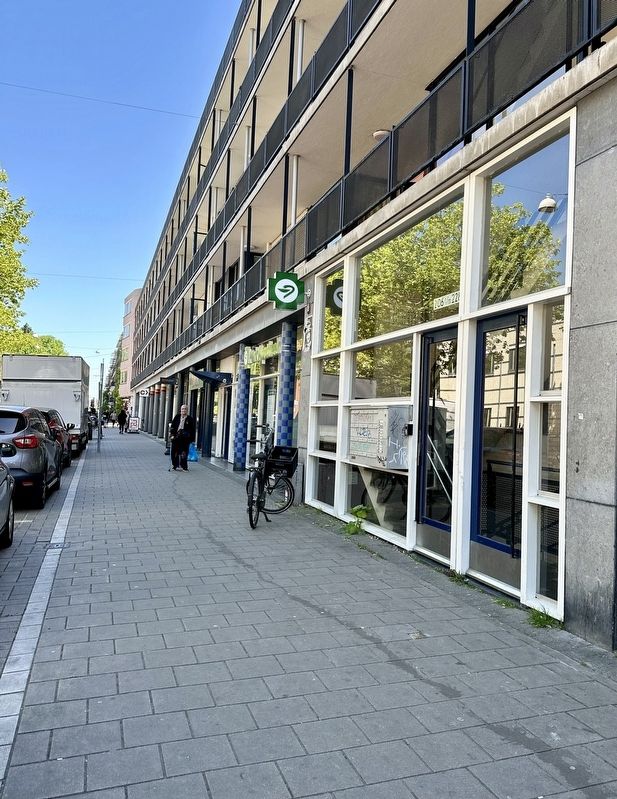 Keetje Root-van der Kar stolperstein - wider view. Click for full size. Keetje Root-van der Kar stolperstein - wider view image. Click for full size.