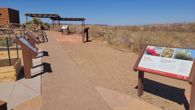 Desert Resources Marker (right side). Click for full size. Desert Resources Marker (right side) image. Click for full size.