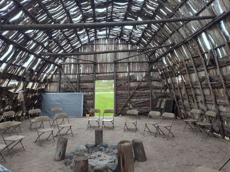 The Huron Longhouse Marker. Click for full size. The Huron Longhouse Marker image. Click for full size.