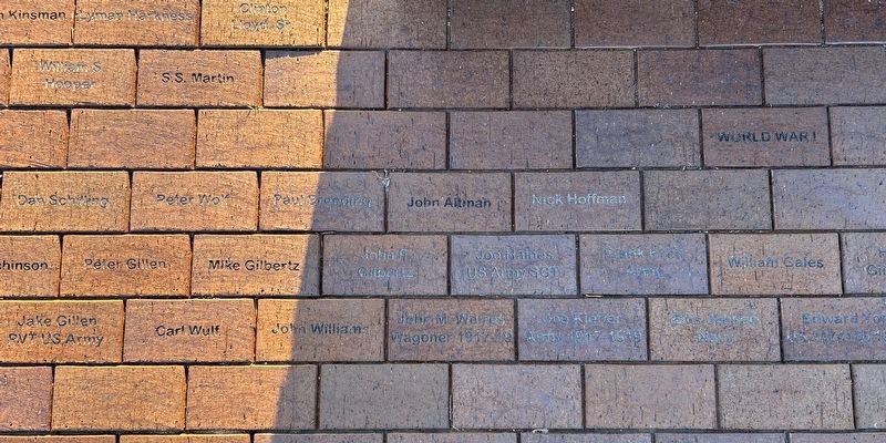 World War I Veteran Pavers 2. Click for full size. World War I Veteran Pavers 2 image. Click for full size.