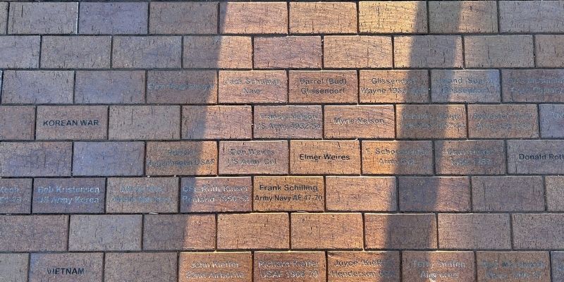 Korean War Veteran Pavers 3. Click for full size. Korean War Veteran Pavers 3 image. Click for full size.