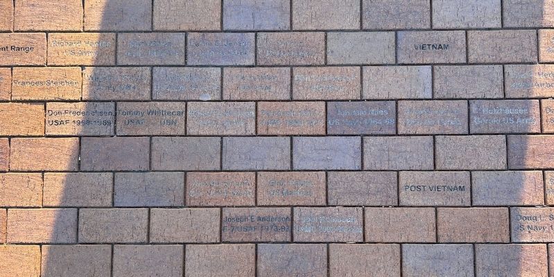 Vietnam War Veteran Pavers 2 / Post Vietnam Veteran Pavers 1. Click for full size. Vietnam War Veteran Pavers 2 / Post Vietnam Veteran Pavers 1 image. Click for full size.