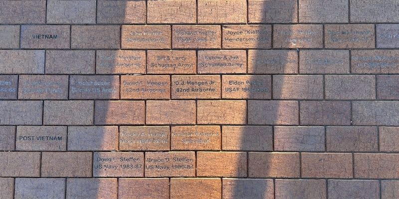 Vietnam War Veteran Pavers 3 / Post Vietnam Veteran Pavers 2. Click for full size. Vietnam War Veteran Pavers 3 / Post Vietnam Veteran Pavers 2 image. Click for full size.
