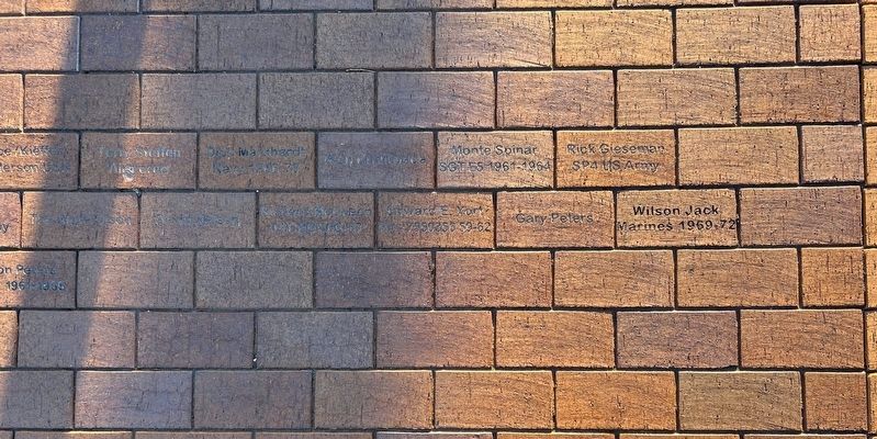Vietnam War Veteran Pavers 4. Click for full size. Vietnam War Veteran Pavers 4 image. Click for full size.