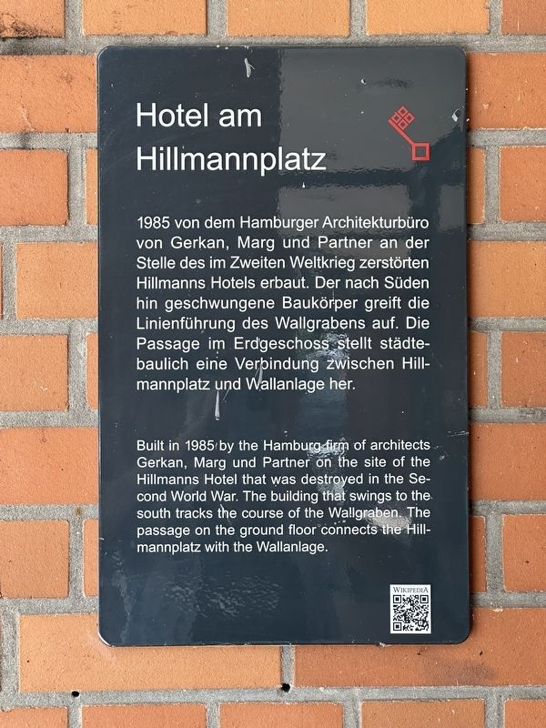 Hotel am Hillmanplatz Marker image. Click for full size.