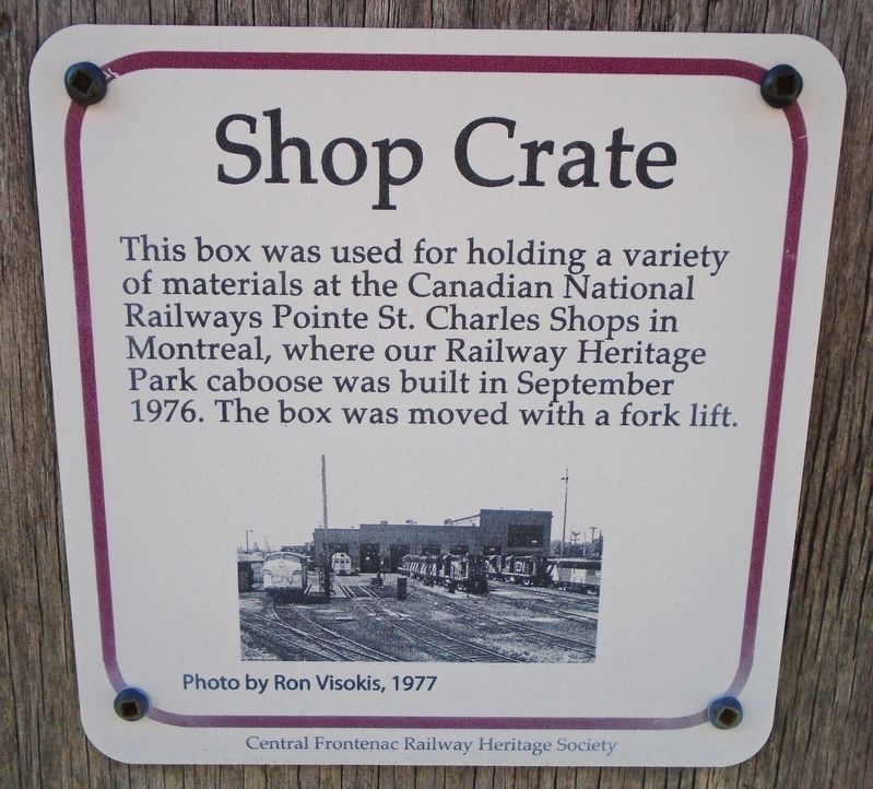 Shop Crate Marker. Click for full size. Shop Crate Marker image. Click for full size.