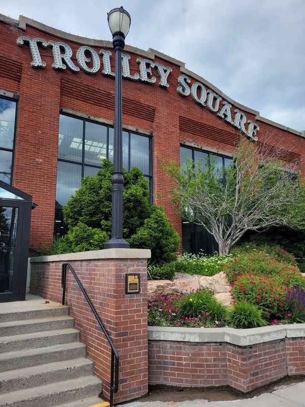 Trolley Square Marker. Click for full size. Trolley Square Marker image. Click for full size.
