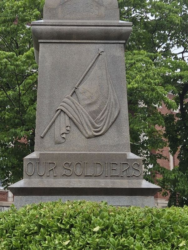 Bartow County Confederate Monument, southeast side image. Click for full size.
