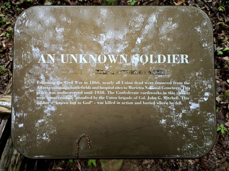 An Unknown Soldier Marker image. Click for full size.