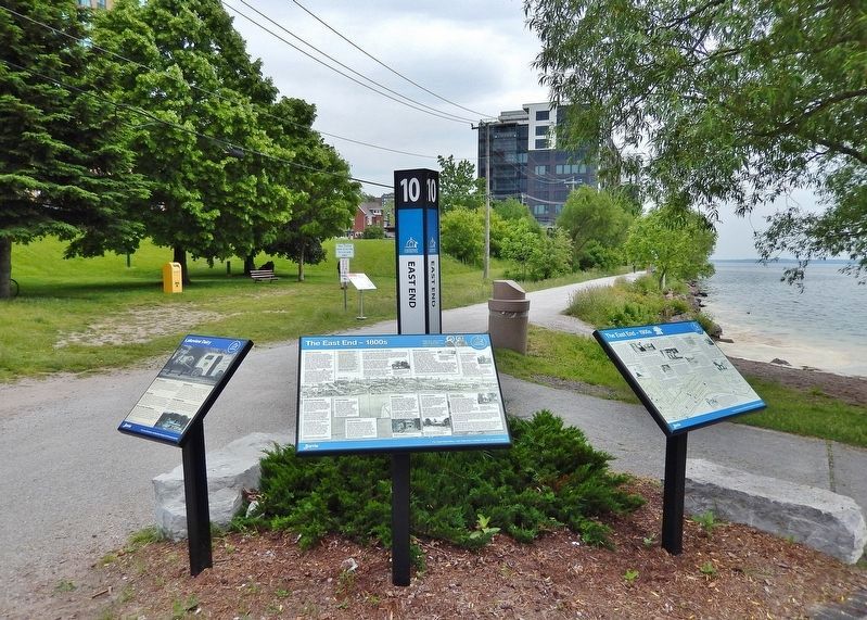 The East End 1800s Marker. Click for full size. The East End 1800s Marker image. Click for full size.
