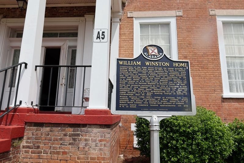 William Winston Home Marker image. Click for full size.