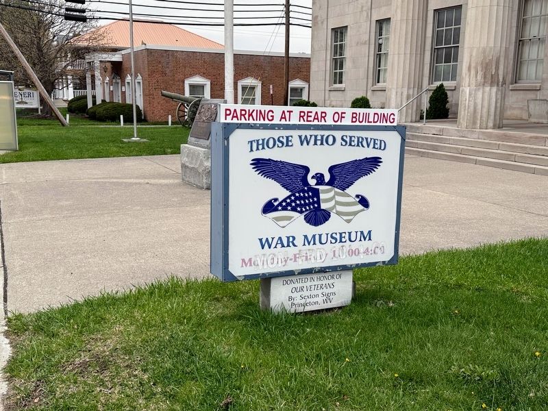 Those Who Served War Museum Marker. Click for full size. Those Who Served War Museum Marker image. Click for full size.
