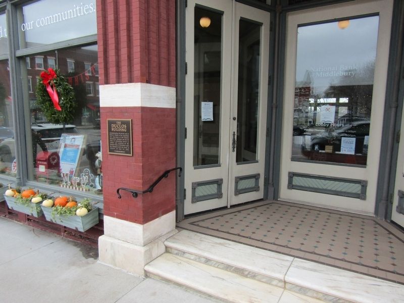 The Duclos Building Marker image. Click for full size.