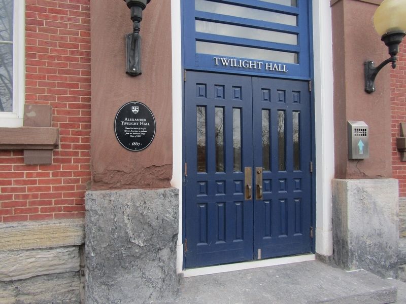 Alexander Twilight Hall Marker image. Click for full size.