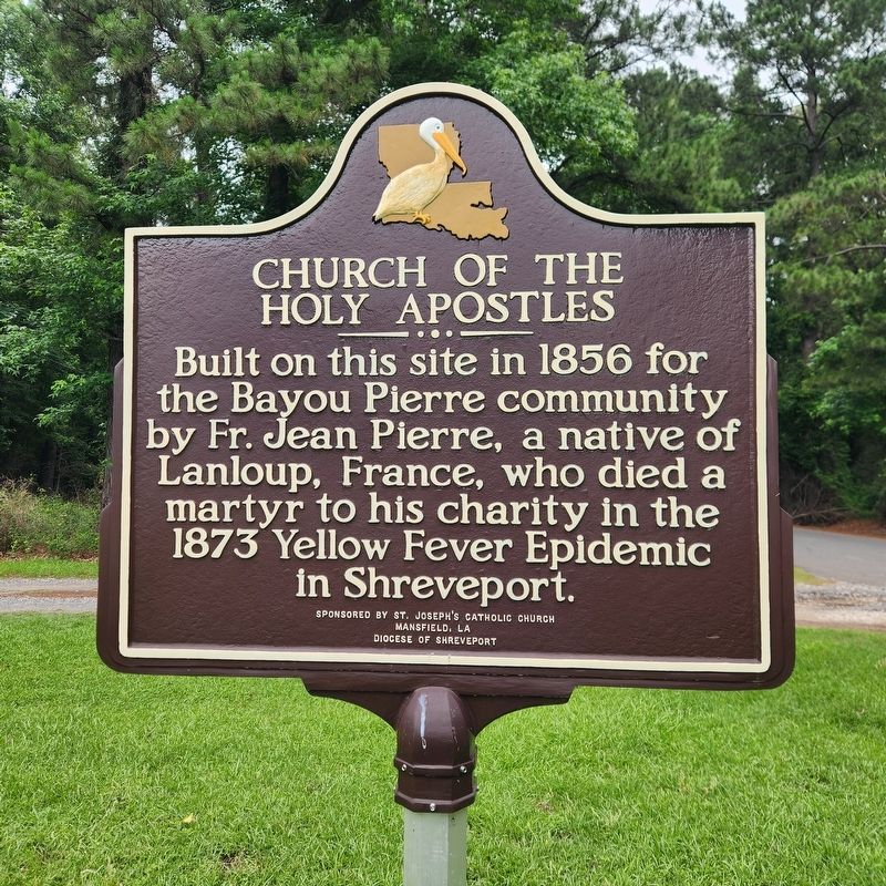 Church of the Holy Apostles Marker. Click for full size. Church of the Holy Apostles Marker image. Click for full size.