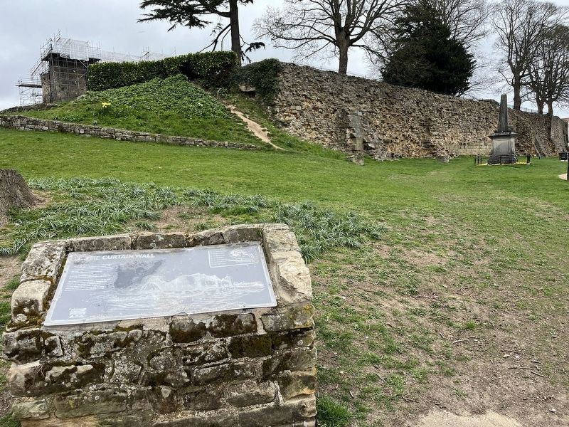 The Curtain Wall and Marker. Click for full size. The Curtain Wall and Marker image. Click for full size.