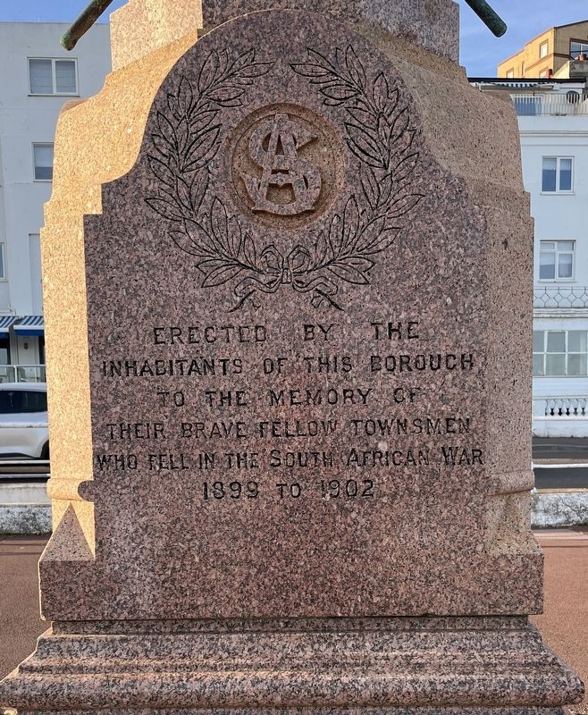 South African War Memorial Marker. Click for full size. South African War Memorial Marker image. Click for full size.