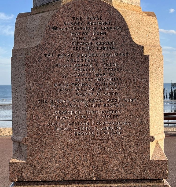 South African War Memorial. Click for full size. South African War Memorial image. Click for full size.