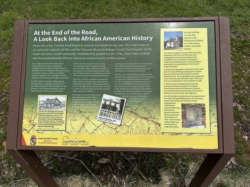 At the End of the Road Marker image. Click for full size.