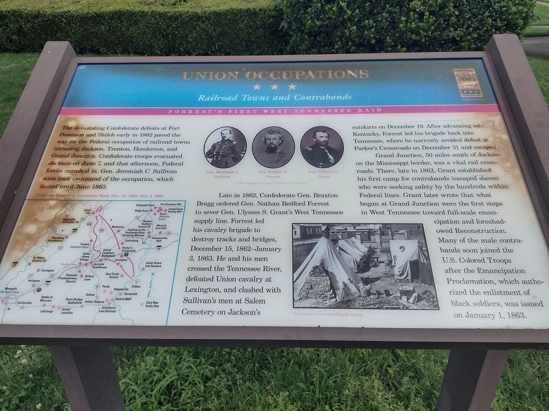 Union Occupation Marker. Click for full size. Union Occupation Marker image. Click for full size.